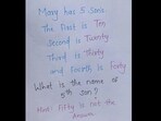 This brain teaser has left people baffled. Can you solve it? 