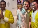 Dwayne Bravo wore a traditional kurta-pyjama for Anant Ambani and Radhika Merchant’s pre-wedding event in Jamnagar. Dwayne Bravo wore a traditional kurta-pyjama for Anant Ambani and Radhika Merchant’s pre-wedding event in Jamnagar.