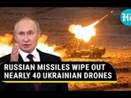 RUSSIAN MISSILES WIPE OUT NEARLY 40 UKRAINIAN DRONES RUSSIAN MISSILES WIPE OUT NEARLY 40 UKRAINIAN DRONES