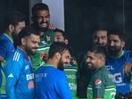Virat Kohli meets players from the Pakistan team during last year's Asia Cup. Virat Kohli meets players from the Pakistan team during last year's Asia Cup.