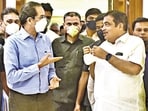 Shiv Sena (UBT) chief Uddhav Thackeray and Union minister Nitin Gadkari.