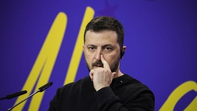 Ukrainian President Volodymyr Zelenskyy. (AP)