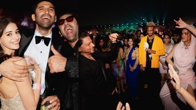 It looks like the guests at Anant Ambani, Radhika Merchant's pre-wedding bash at having a blast It looks like the guests at Anant Ambani, Radhika Merchant's pre-wedding bash at having a blast