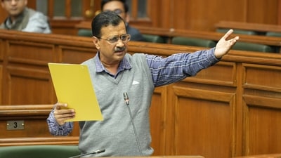 Delhi Chief Minister Arvind Kejriwal speaks in Delhi Assembly in New Delhi. (File) Delhi Chief Minister Arvind Kejriwal speaks in Delhi Assembly in New Delhi. (File)