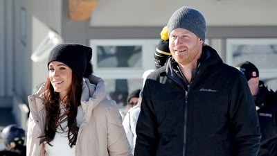 Meghan, Duchess of Sussex and Prince Harry, Duke of Sussex attend Invictus Games Vancouver Whistlers 2025's One Year To Go Winter Training Camp on February 14, 2024 in Whistler, British Columbia (Photo by Andrew Chin / GETTY IMAGES NORTH AMERICA / Getty Images via AFP) (Getty Images via AFP) Meghan, Duchess of Sussex and Prince Harry, Duke of Sussex attend Invictus Games Vancouver Whistlers 2025's One Year To Go Winter Training Camp on February 14, 2024 in Whistler, British Columbia (Photo by Andrew Chin / GETTY IMAGES NORTH AMERICA / Getty Images via AFP) (Getty Images via AFP)