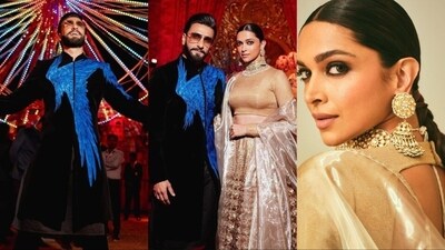 Parents-to-be Deepika Padukone and Ranveer Singh rock power couple goals at Anant Ambani-Radhika Merchant ethnic party (Photo by Instagram/ekalakhani/deepikapadukone) Parents-to-be Deepika Padukone and Ranveer Singh rock power couple goals at Anant Ambani-Radhika Merchant ethnic party (Photo by Instagram/ekalakhani/deepikapadukone)