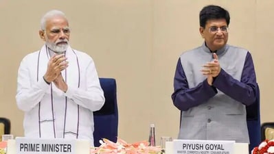 PM Narendra Modi with union minister Piyush Goyal PM Narendra Modi with union minister Piyush Goyal