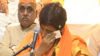 Bhopal MP Sadhvi Pragya Thakur (File) Bhopal MP Sadhvi Pragya Thakur (File)