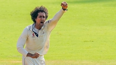 R Sai Kishore spins his web to trouble Mumbai batters in Ranji Trophy semi-final R Sai Kishore spins his web to trouble Mumbai batters in Ranji Trophy semi-final
