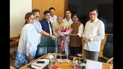 The Maha Vikas Aghadi (MVA), comprising of Shiv Sena (UBT)- NCP (SCP)-Congress have held a series of parleys with Vanchit Bahujan Aghadi (VBA) to, what the former calls, form an alliance to save “democracy”. (HT PHOTO) The Maha Vikas Aghadi (MVA), comprising of Shiv Sena (UBT)- NCP (SCP)-Congress have held a series of parleys with Vanchit Bahujan Aghadi (VBA) to, what the former calls, form an alliance to save “democracy”. (HT PHOTO)