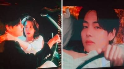 IU Reveals Alternate Happy Ending to 'Love Wins All' MV with BTS V at Concert (pic credit- X (Twitter)) IU Reveals Alternate Happy Ending to 'Love Wins All' MV with BTS V at Concert (pic credit- X (Twitter))