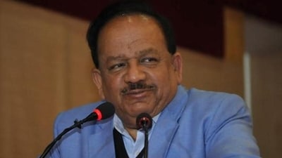 Harsh Vardhan served as health minister in Narendra Modi's government before being replaced by Mansukh Mandaviya in the middle of the Covid crisis. (Photo by Sunil Ghosh / Hindustan Times) Harsh Vardhan served as health minister in Narendra Modi's government before being replaced by Mansukh Mandaviya in the middle of the Covid crisis. (Photo by Sunil Ghosh / Hindustan Times)