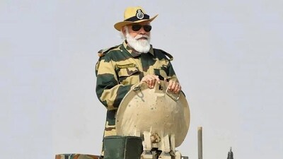 PM Modi on Arjun tank in Pokhran (file photo) PM Modi on Arjun tank in Pokhran (file photo)