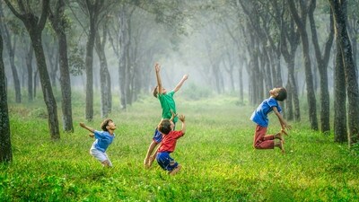 Regular Physical Activity: Encourage children to be active for at least an hour each day. Activities can include sports, playing outside, or walking to school. (Unsplash) Regular Physical Activity: Encourage children to be active for at least an hour each day. Activities can include sports, playing outside, or walking to school. (Unsplash)