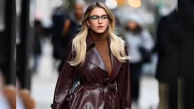 Sydney Sweeney in New York City in an espresso-inspired outfit (Instagram) Sydney Sweeney in New York City in an espresso-inspired outfit (Instagram)