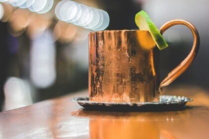 The drink is traditionally served in a copper mug (Unsplash) The drink is traditionally served in a copper mug (Unsplash)