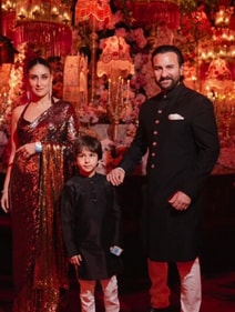 Kareena Kapoor, Saif Ali Khan and their son Taimur Ali Khan at the event. Kareena Kapoor, Saif Ali Khan and their son Taimur Ali Khan at the event.
