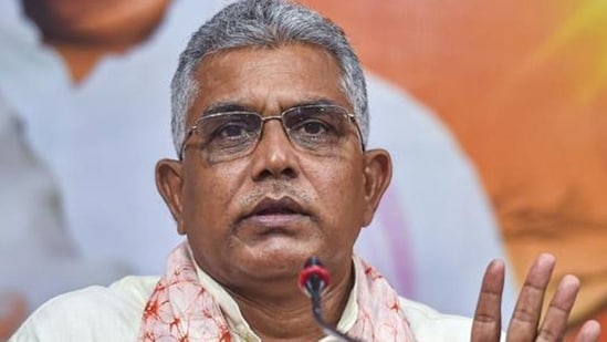 BJP leader Dilip Ghosh (PTI Photo/File/Representative use)