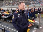 Red Bull team principal Christian Horner during the Formula One Bahrain Grand Prix. Red Bull team principal Christian Horner during the Formula One Bahrain Grand Prix.