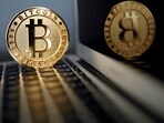 A bitcoin is seen in an illustration picture.