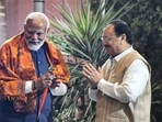 Prime Minister Narendra Modi and BJP national president JP Nadda. Prime Minister Narendra Modi and BJP national president JP Nadda.