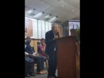 Mr Kuboki singing a song from Rajnikanth's film in Pondicherry University. 