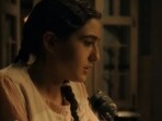 Sara Ali Khan as 22-year-old Usha in a still from Ae Watan Mere Watan trailer. Sara Ali Khan as 22-year-old Usha in a still from Ae Watan Mere Watan trailer.