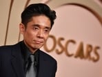 Japanese-US makeup artist Kazu Hiro attends the Oscar Nominees Luncheon at the Beverly Hilton in Beverly Hills, California, on February 12, 2024. (Photo by Valerie MACON / AFP)