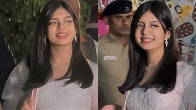 Aaradhya Bachchan looked pretty in a new hairstyle. Aaradhya Bachchan looked pretty in a new hairstyle.