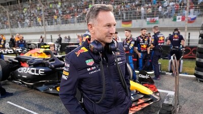 Red Bull team principal Christian Horner during the Formula One Bahrain Grand Prix. (AP) Red Bull team principal Christian Horner during the Formula One Bahrain Grand Prix. (AP)