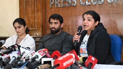 The plea was filed by four wrestlers including Bajrang Punia, Vinesh Phogat and Sakshi Malik The plea was filed by four wrestlers including Bajrang Punia, Vinesh Phogat and Sakshi Malik
