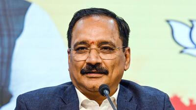 Delhi BJP president Virendra Sachdeva said the Delhi government’s budgets have repeatedly failed the people. (Raj K Raj/HT Photo)