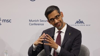 Sundar Pichai resignation: Sundar Pichai, chief executive officer of Alphabet Inc., is seen. (Bloomberg) Sundar Pichai resignation: Sundar Pichai, chief executive officer of Alphabet Inc., is seen. (Bloomberg)