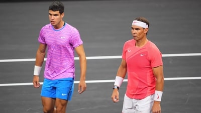 Nadal was making his return to action after an injury in Brisbane in January, which saw him miss out on the Australian Open. (Twitter) Nadal was making his return to action after an injury in Brisbane in January, which saw him miss out on the Australian Open. (Twitter)