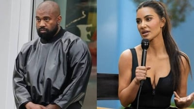 Kanye West, Kim Kardashian (Getty Images)