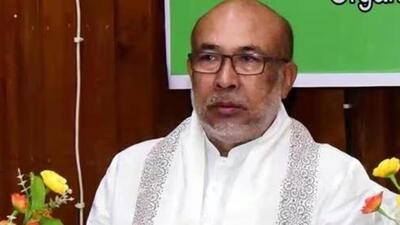 Manipur chief minster N Biren Singh. (File photo) Manipur chief minster N Biren Singh. (File photo)