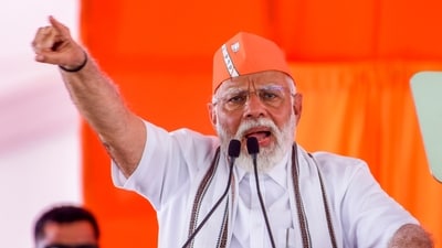 Prime Minister Narendra Modi reacted to the remark at a rally in Telangana. (PTI) Prime Minister Narendra Modi reacted to the remark at a rally in Telangana. (PTI)