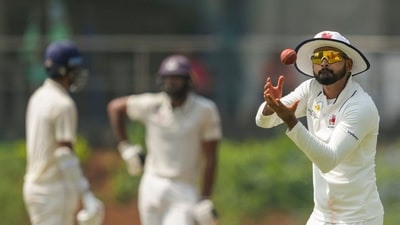 Shreyas Iyer played in the Ranji Trophy semi-final against Tamil Nadu. Shreyas Iyer played in the Ranji Trophy semi-final against Tamil Nadu.