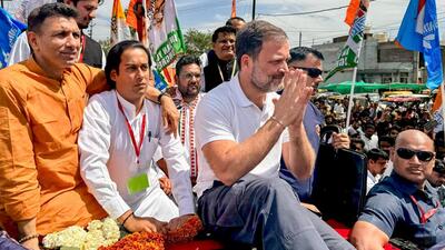 The Congress manifesto would be largely based on the thrust areas of party leader Rahul Gandhi’s Bharat Jodo Nyay Yatra, functionaries said. (ANI) The Congress manifesto would be largely based on the thrust areas of party leader Rahul Gandhi’s Bharat Jodo Nyay Yatra, functionaries said. (ANI)