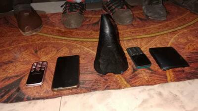The seized rhino horn. (Sourced photo) The seized rhino horn. (Sourced photo)