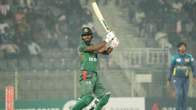 Jaker Ali played a quick-fire knock of 68 off 34 balls against Sri Lanka (Bangladesh Cricket Board)