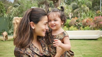 Alia Bhatt with daughter Raha Kapoor. Alia Bhatt with daughter Raha Kapoor.
