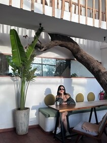 Bhumi Pednekar at her venture, Kaia, in Goa (Instagram) Bhumi Pednekar at her venture, Kaia, in Goa (Instagram)
