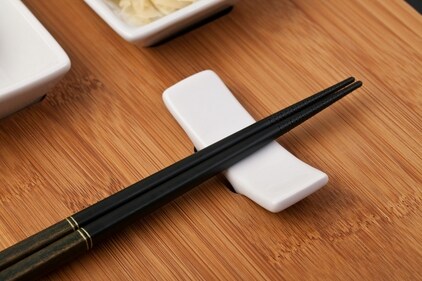 A chopstick rest called hashi-oki (Unsplash) A chopstick rest called hashi-oki (Unsplash)