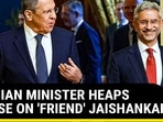 RUSSIAN MINISTER HEAPS PRAISE ON 'FRIEND' JAISHANKAR RUSSIAN MINISTER HEAPS PRAISE ON 'FRIEND' JAISHANKAR
