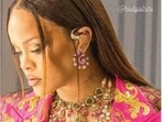 Rihanna wore the perfect outfit to match her electric concert for the Ambani family. (Pics: Instagram and Diet Sabya) Rihanna wore the perfect outfit to match her electric concert for the Ambani family. (Pics: Instagram and Diet Sabya)