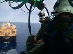 The vessel, with a crew of 23 personnel, including 13 Indians, has been escorted to safe waters. The vessel, with a crew of 23 personnel, including 13 Indians, has been escorted to safe waters.
