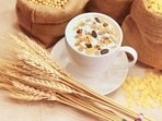 Resistant starch is found in foods like plantains, beans, peas, lentils, whole grains like oats and barley, and cooked and cooled rice and potatoes