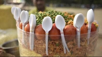 Among plastic materials that come in contact with food, water bottles and masala boxes were found to contain bisphenol A, while casseroles showed the presence of single-chain chlorinated paraffins. (HT Archive) Among plastic materials that come in contact with food, water bottles and masala boxes were found to contain bisphenol A, while casseroles showed the presence of single-chain chlorinated paraffins. (HT Archive)
