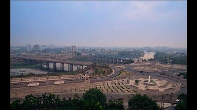 At the global investors’ summit (GIS) organised by the state government in February 2023, Lucknow received 6.79 per cent of the investment proposals. However, the six adjoining districts of the state capital received only 3.77 per cent of the proposals. (Sourced) At the global investors’ summit (GIS) organised by the state government in February 2023, Lucknow received 6.79 per cent of the investment proposals. However, the six adjoining districts of the state capital received only 3.77 per cent of the proposals. (Sourced)